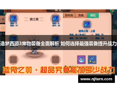 造梦西游3宠物装备全面解析 如何选择最强装备提升战力 造梦西游3宠物装备全面解析 如何选择最强装备提升战力